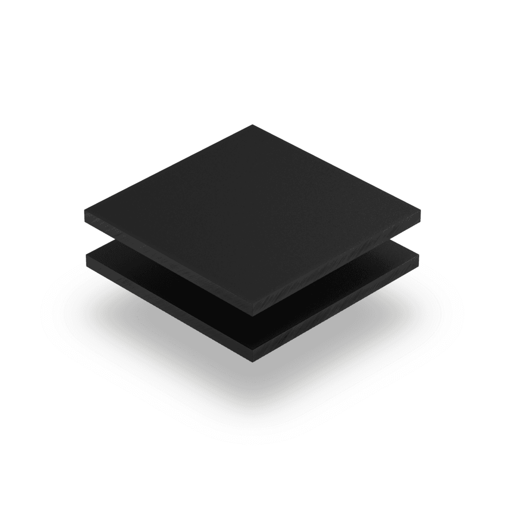 Frost Schwarz Acrylglas Platte