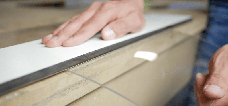 Schneiden von Acrylglasplatten - brechen