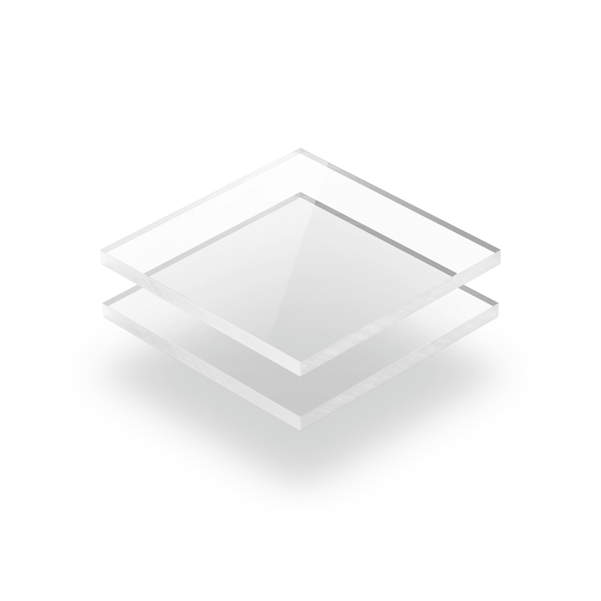 Transparent klar Acrylglas Platte GS