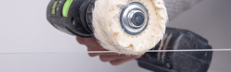 acrylglas polieren Lumpenbohrer