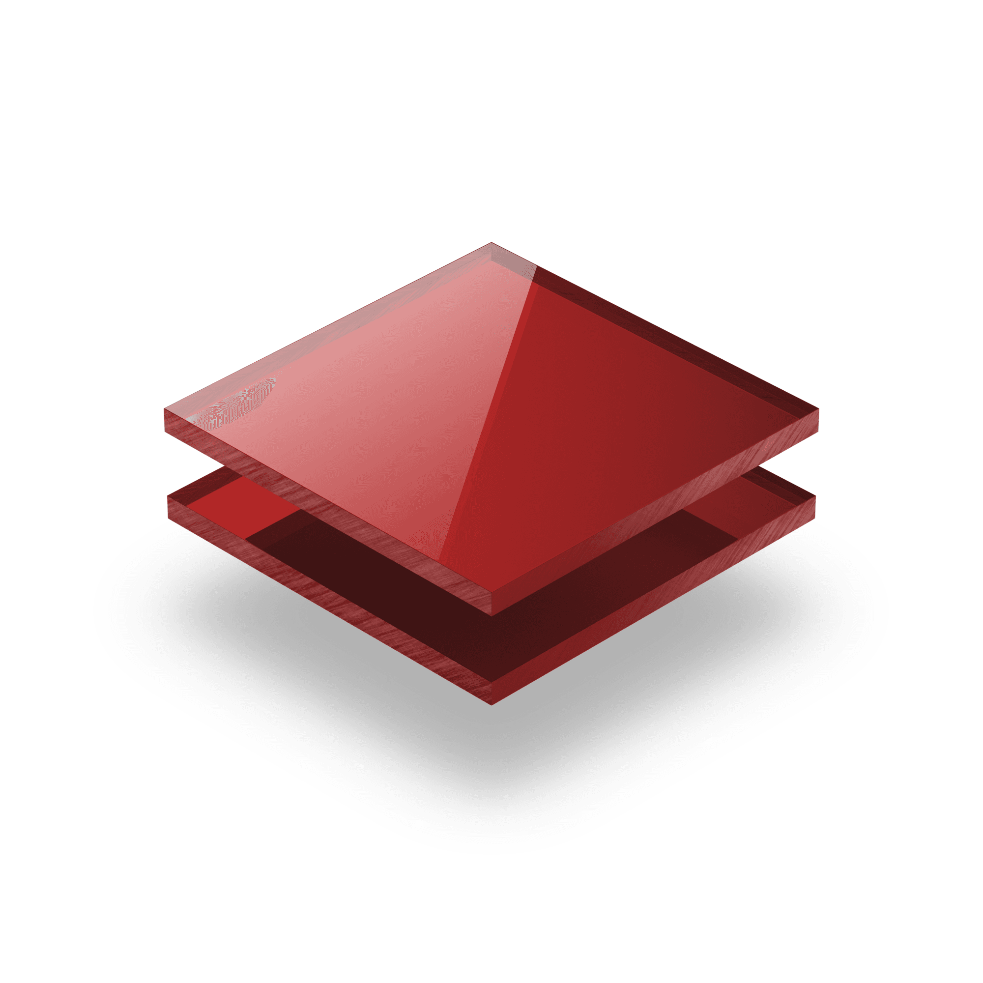 Rot spiegel Acrylglas Platte XT