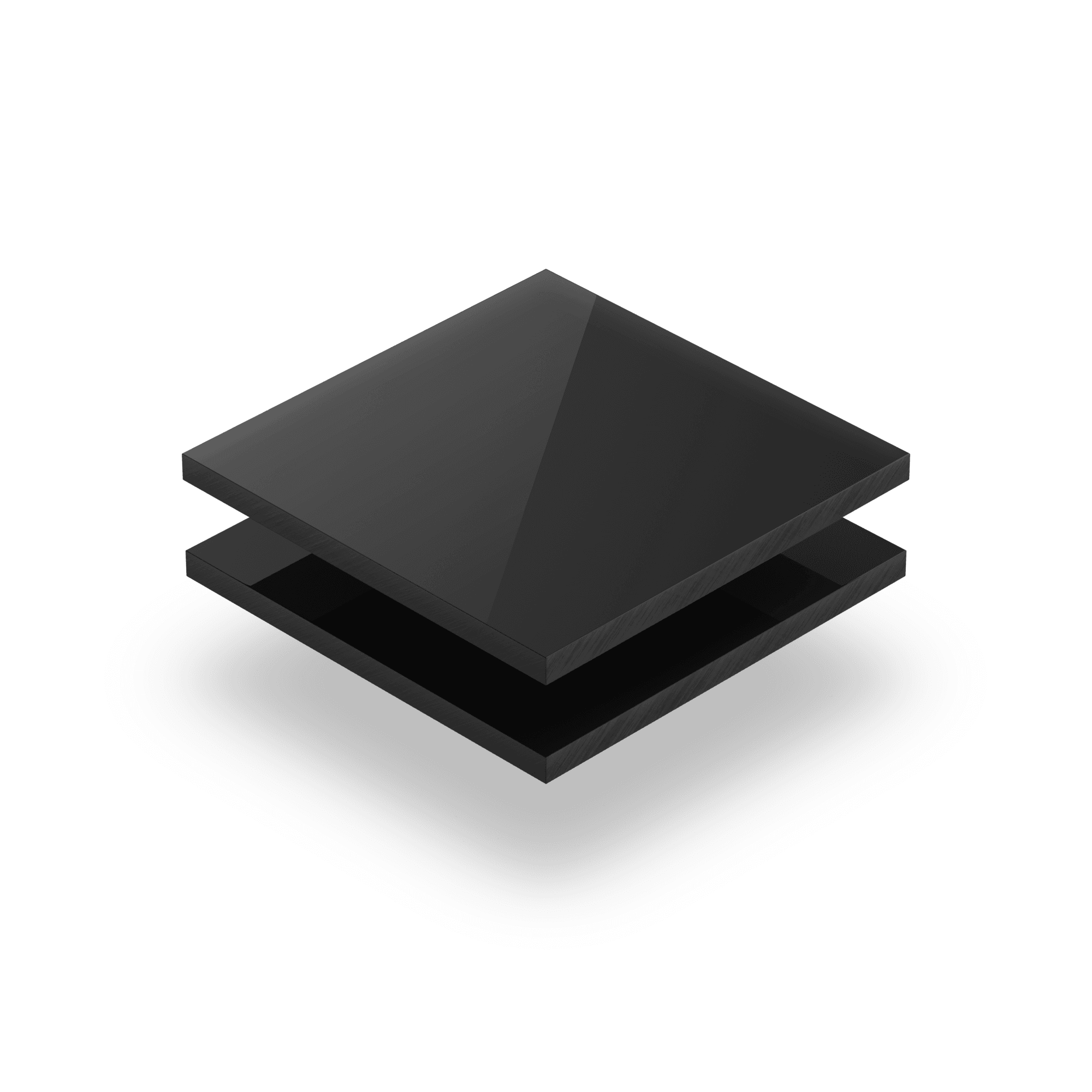 Schwarz Acrylglas Platte GS