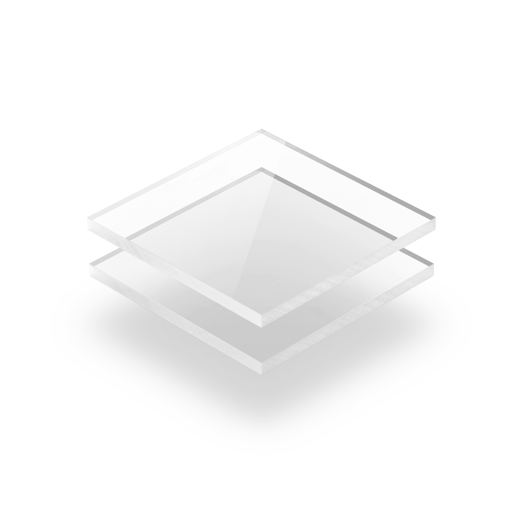 Transparent klar Acrylglas Platte GS