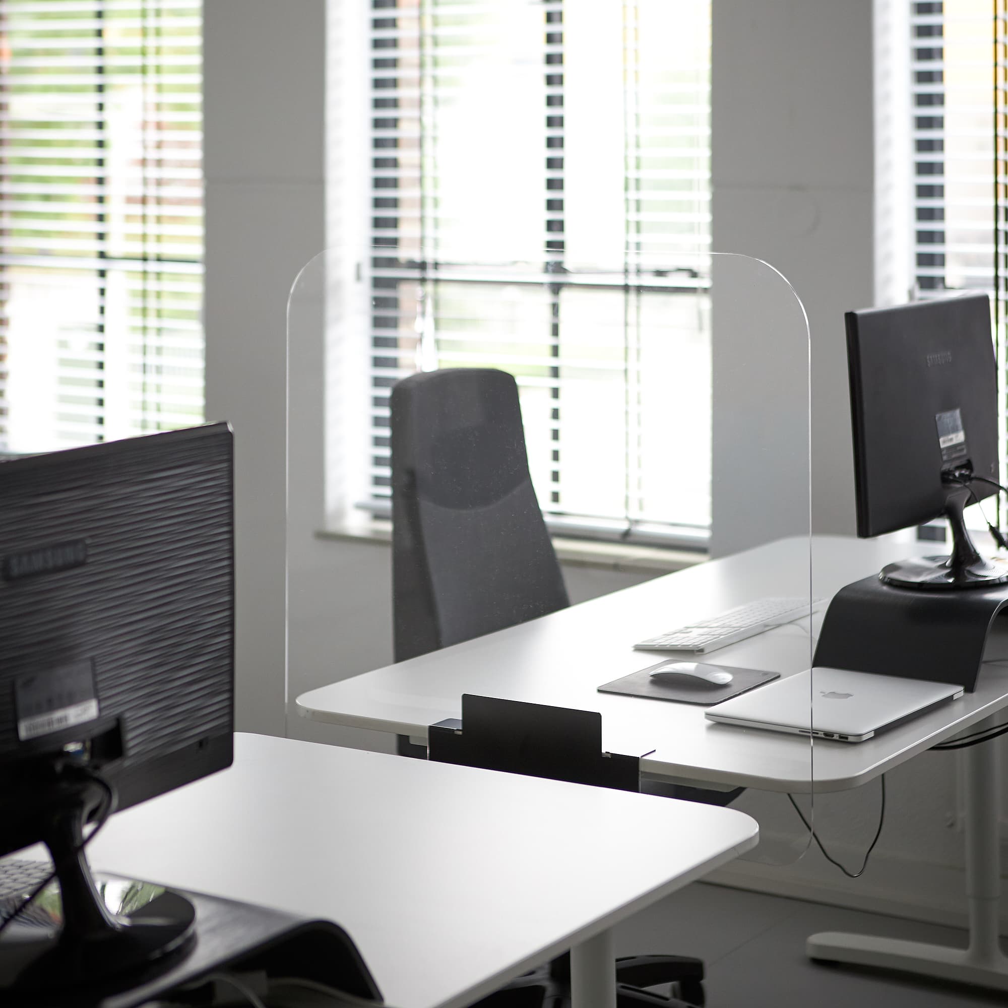Acrylglas Schreibtisch Trennwand