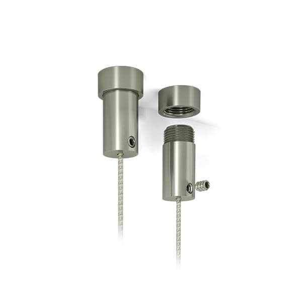 Acrylglas aufhaengesystem - Deckenhalter aus Edelstahl