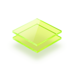 Grün fluoreszierend Acrylglas GS Platte