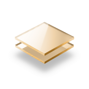Gold spiegel Acrylglas XT Platte