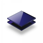 Blau spiegel Acrylglas Platte XT