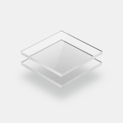 in-outdoorshop Plexiglas® Zuschnitt Acrylglas Platte in unterschiedlichen Farben 300mm x 300mm x 3mm, transparent