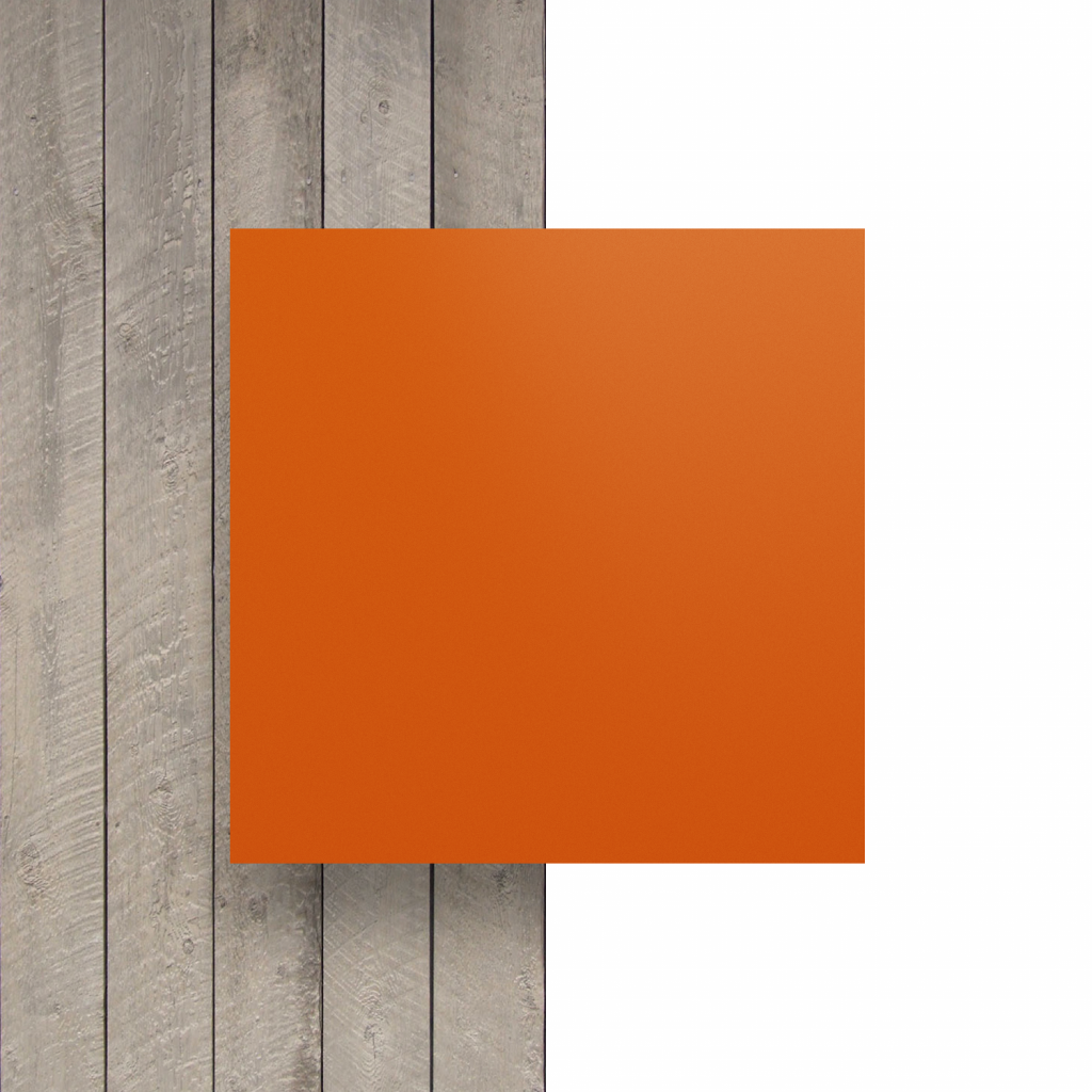 Vorseite Buchstabenplatte orange matt